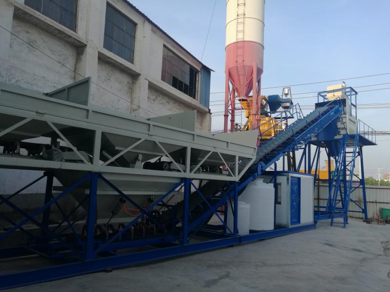 免基礎(chǔ)移動攪拌站